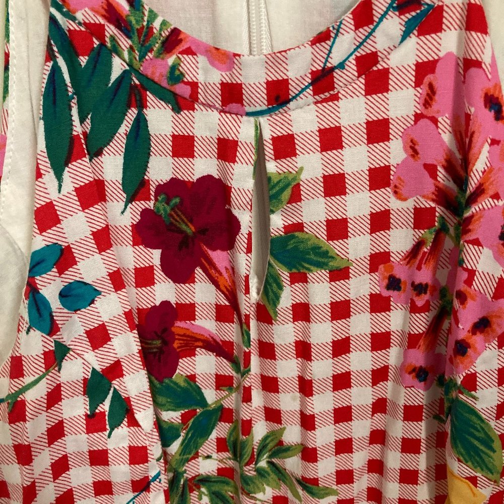 Smak Parlour Red Gingham Dress XS - Picture 7 of 9